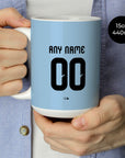 Mug with the Japan 2026 Training football shirt design by RIPA Football
