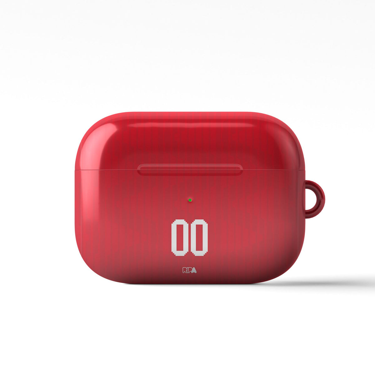 AirPods case with the Jordan 2026 Away football shirt design by RIPA Football