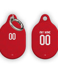 AirTag holder with the Jordan 2026 Away football shirt design by RIPA Football