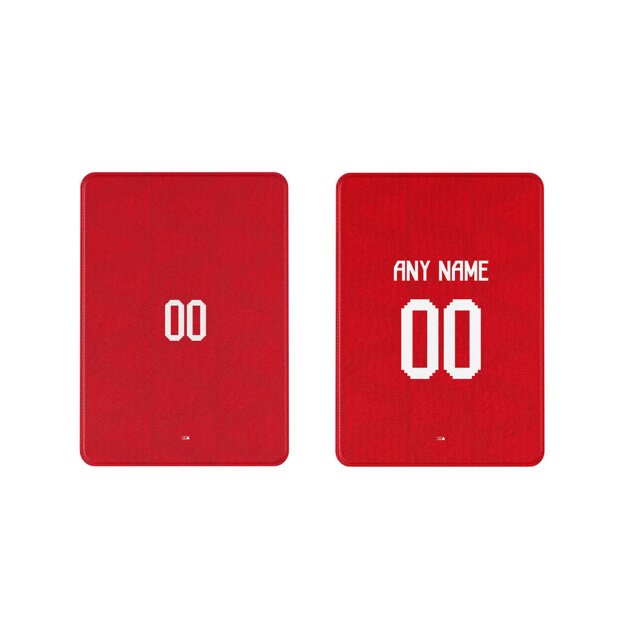 iPad case with the Jordan 2026 Away football shirt design by RIPA Football