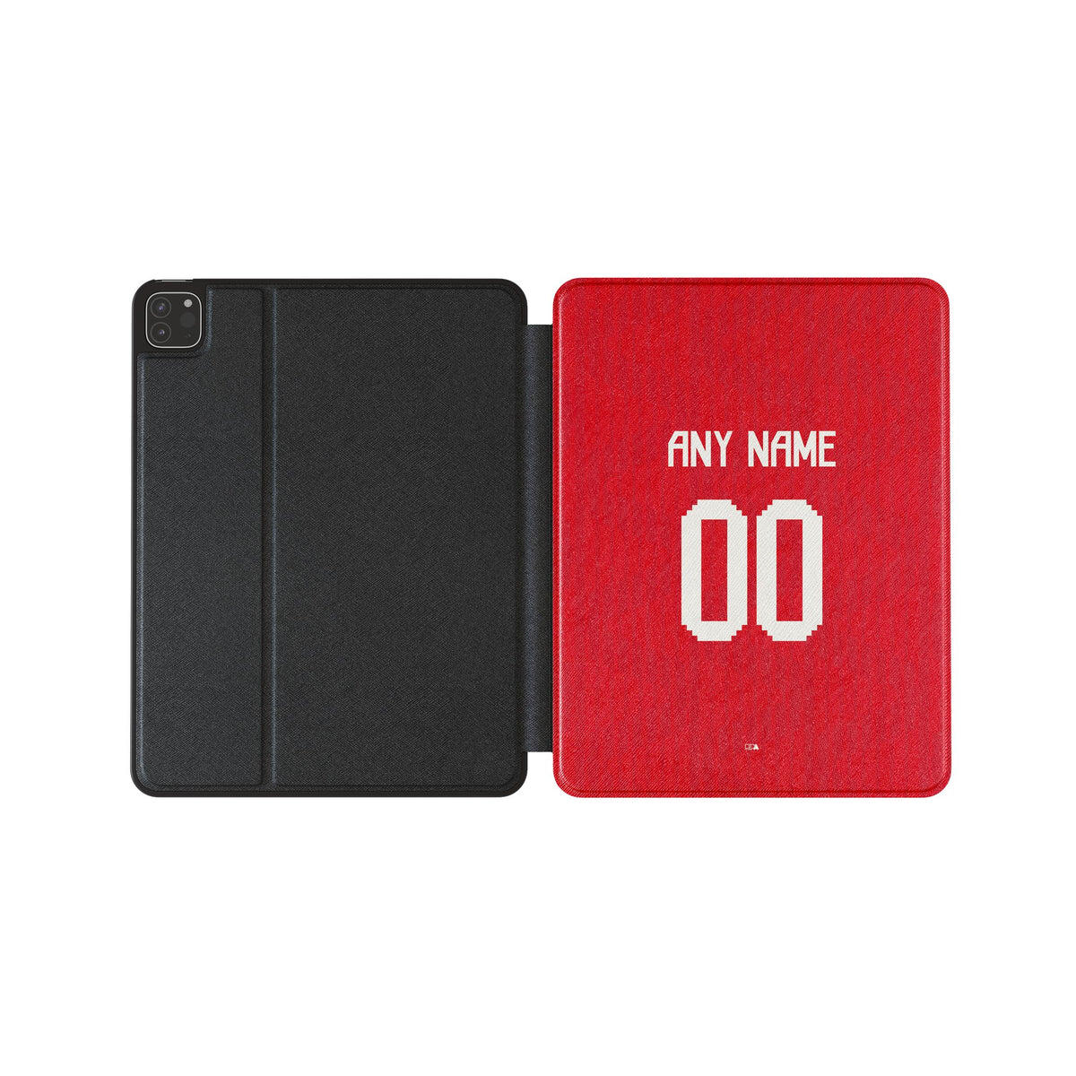 iPad case with the Jordan 2026 Away football shirt design by RIPA Football