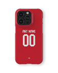 Phone case with the Jordan 2026 Away football shirt design by RIPA Football