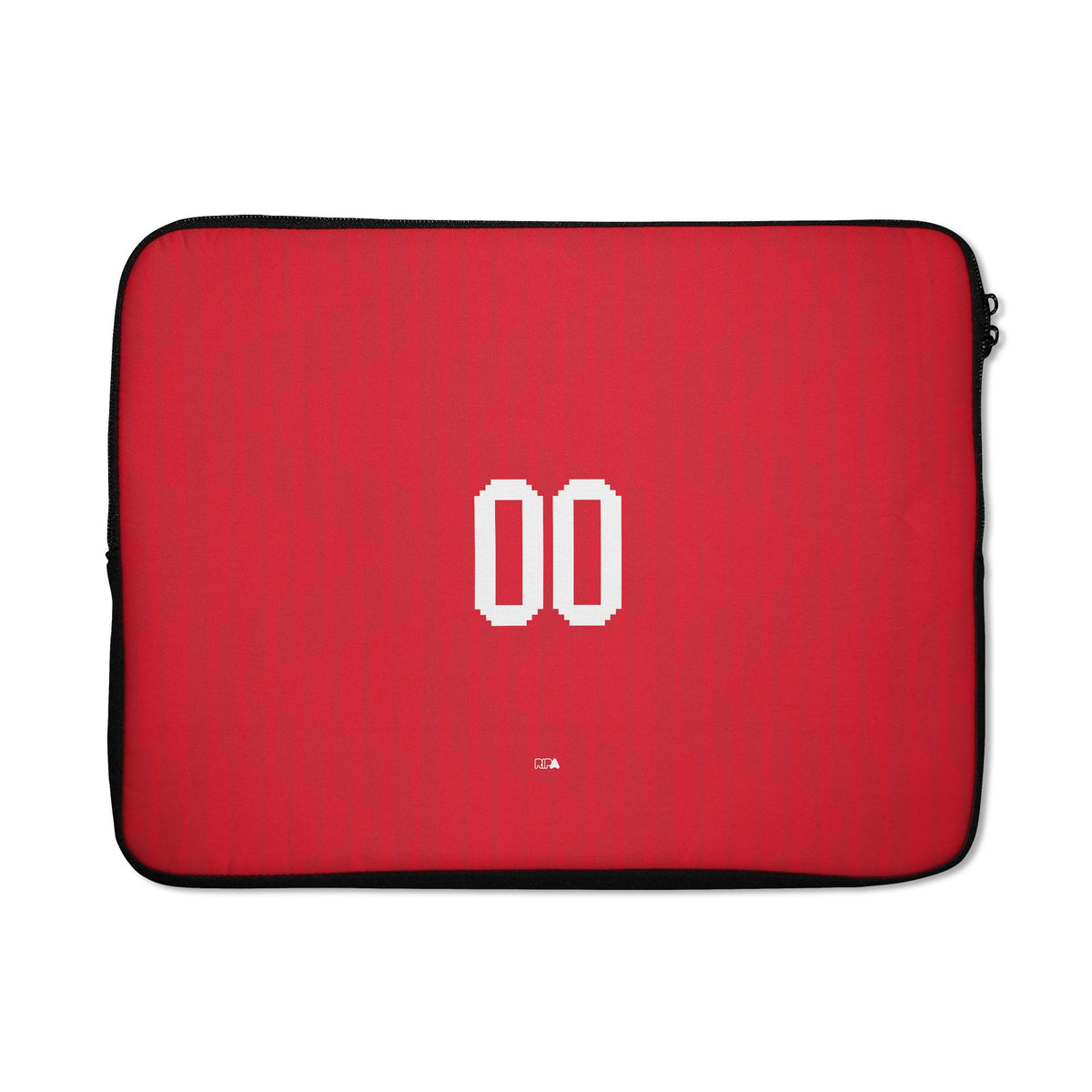 Laptop sleeve with the Jordan 2026 Away football shirt design by RIPA Football