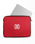 Laptop sleeve with the Jordan 2026 Away football shirt design by RIPA Football