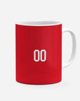 Mug with the Jordan 2026 Away football shirt design by RIPA Football