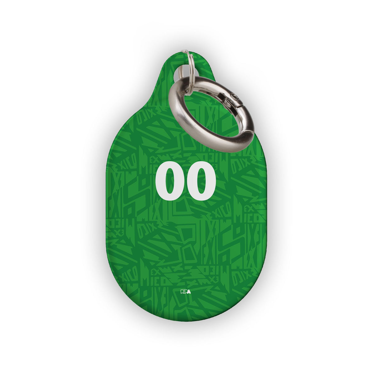 AirTag holder with the Mexico 1994 Home football shirt design by RIPA Football