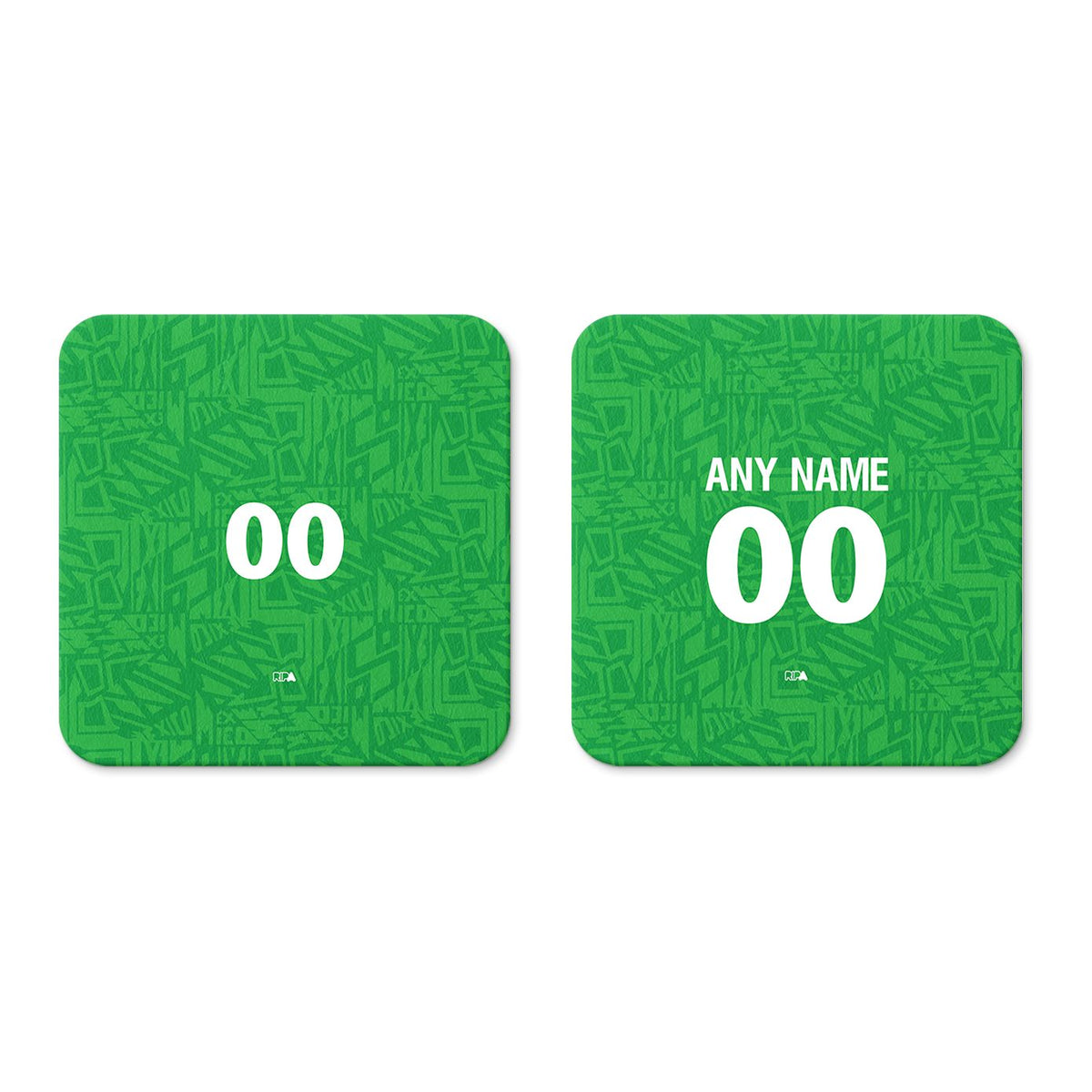 Coaster with the Mexico 1994 Home football shirt design by RIPA Football
