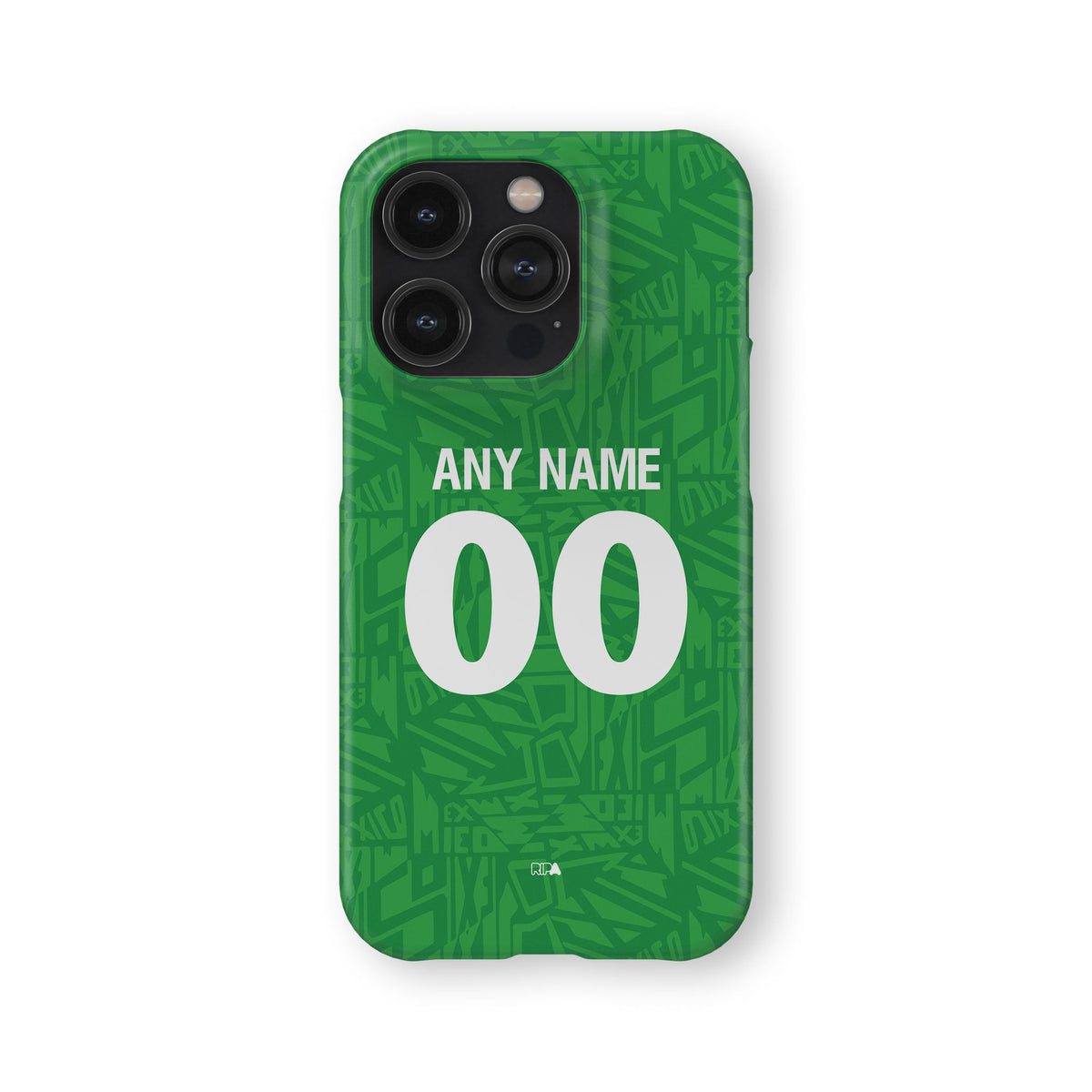 Phone case with the Mexico 1994 Home football shirt design by RIPA Football