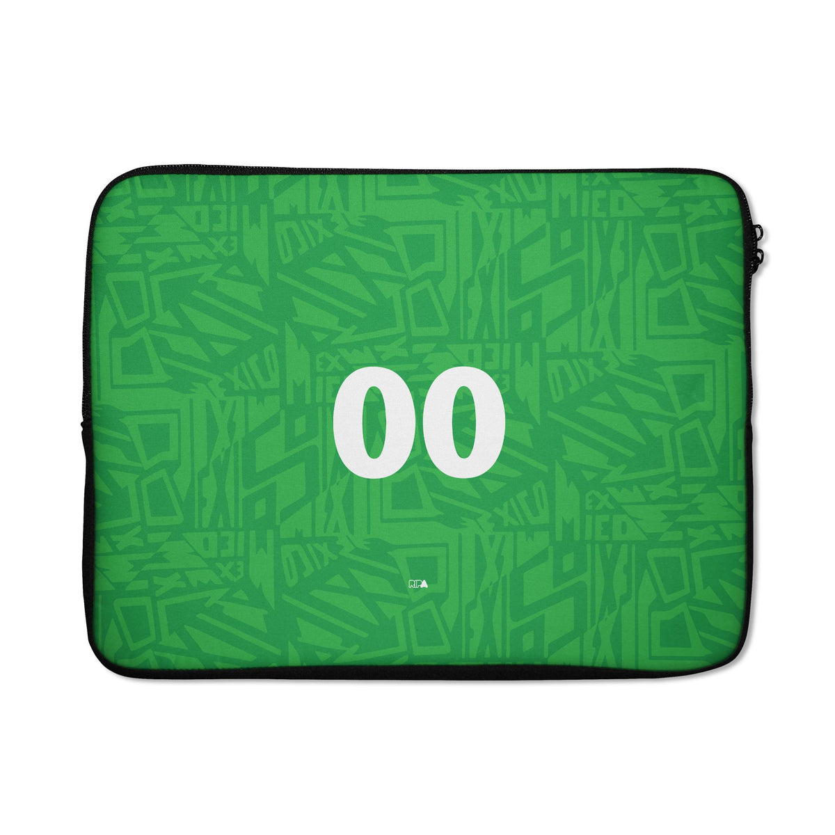 Laptop sleeve with the Mexico 1994 Home football shirt design by RIPA Football