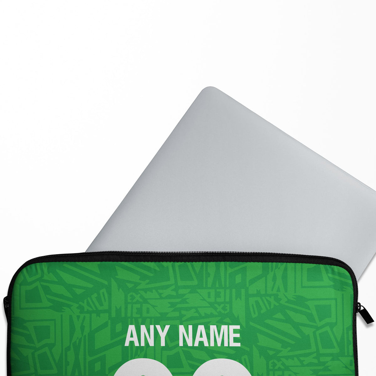 Laptop sleeve with the Mexico 1994 Home football shirt design by RIPA Football