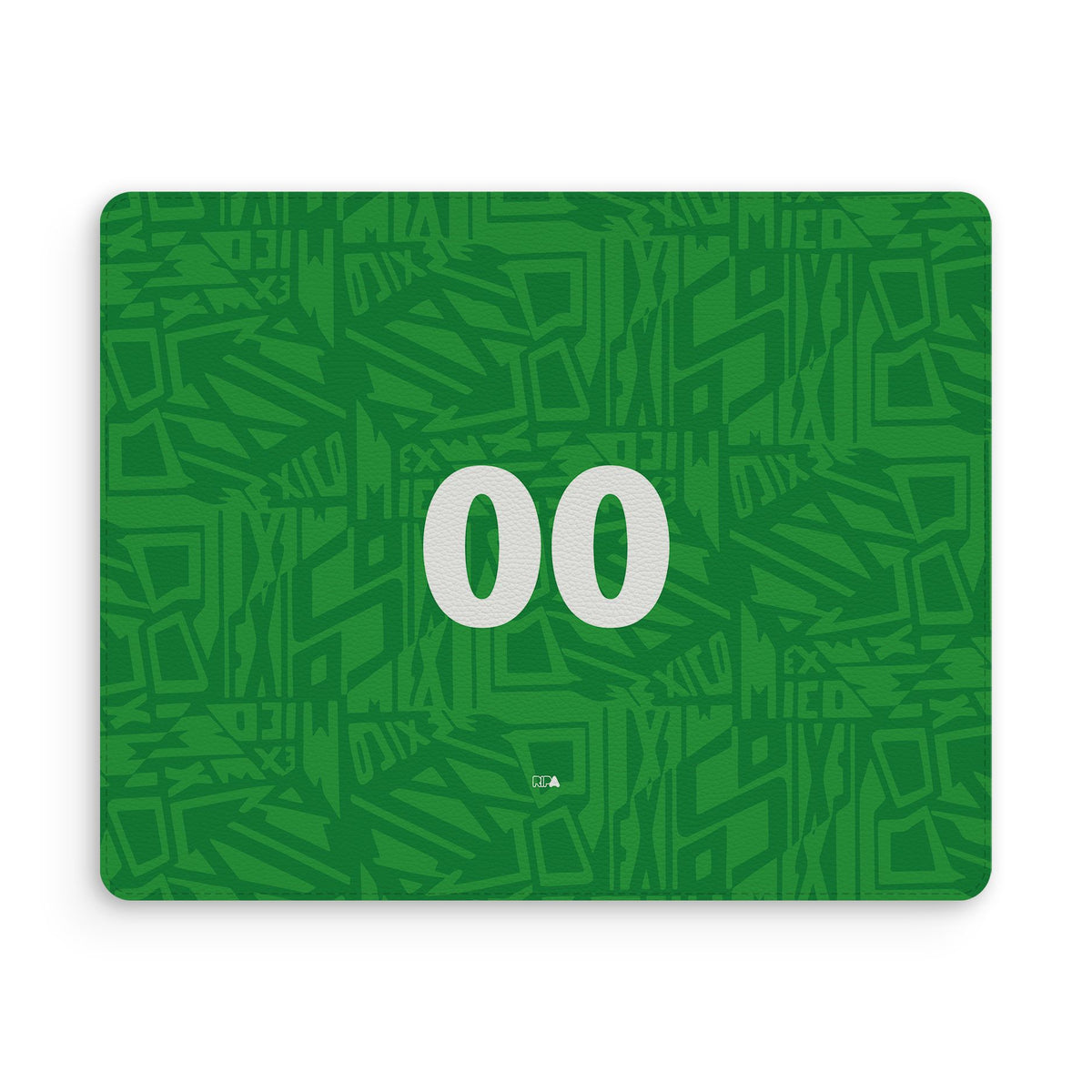 Mouse pad with the Mexico 1994 Home football shirt design by RIPA Football