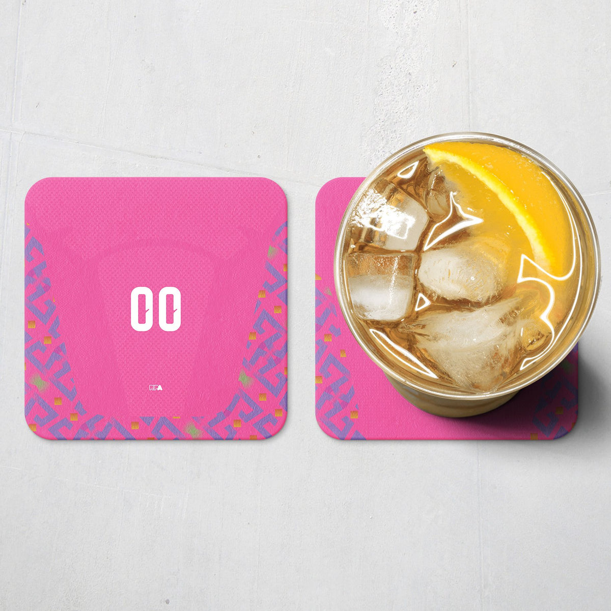 Coaster with the Mexico 2026 Goalkeeper football shirt design by RIPA Football