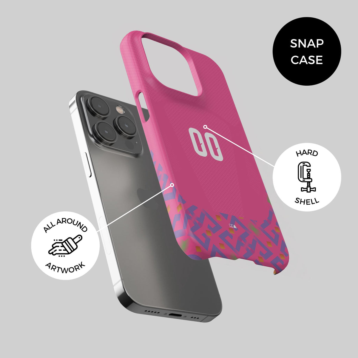 Phone case with the Mexico 2026 Goalkeeper football shirt design by RIPA Football