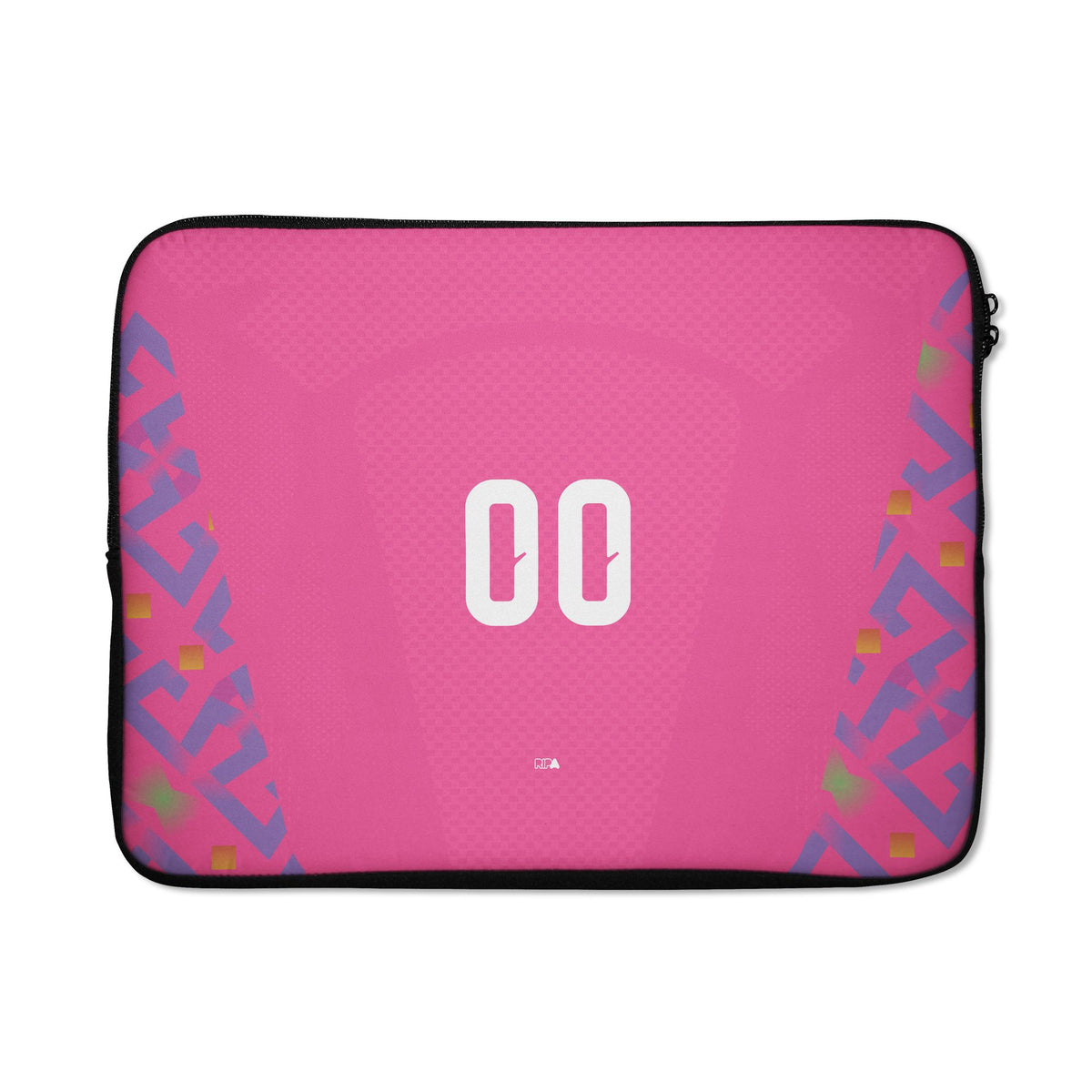 Laptop sleeve with the Mexico 2026 Goalkeeper football shirt design by RIPA Football