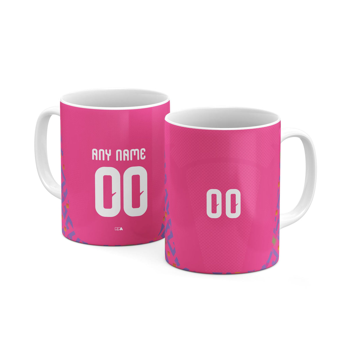 Mug with the Mexico 2026 Goalkeeper football shirt design by RIPA Football