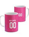Mug with the Mexico 2026 Goalkeeper football shirt design by RIPA Football