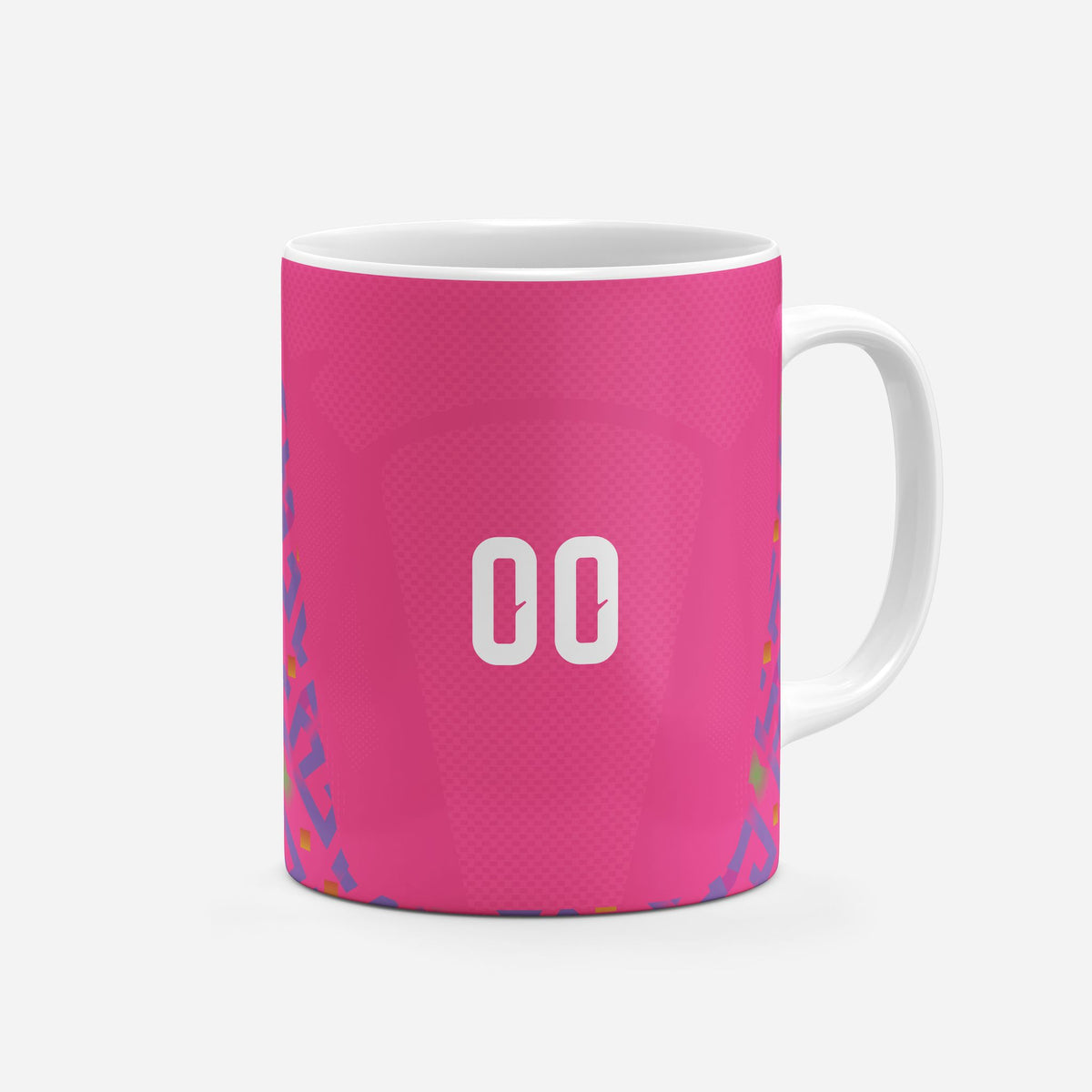 Mug with the Mexico 2026 Goalkeeper football shirt design by RIPA Football