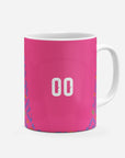 Mug with the Mexico 2026 Goalkeeper football shirt design by RIPA Football