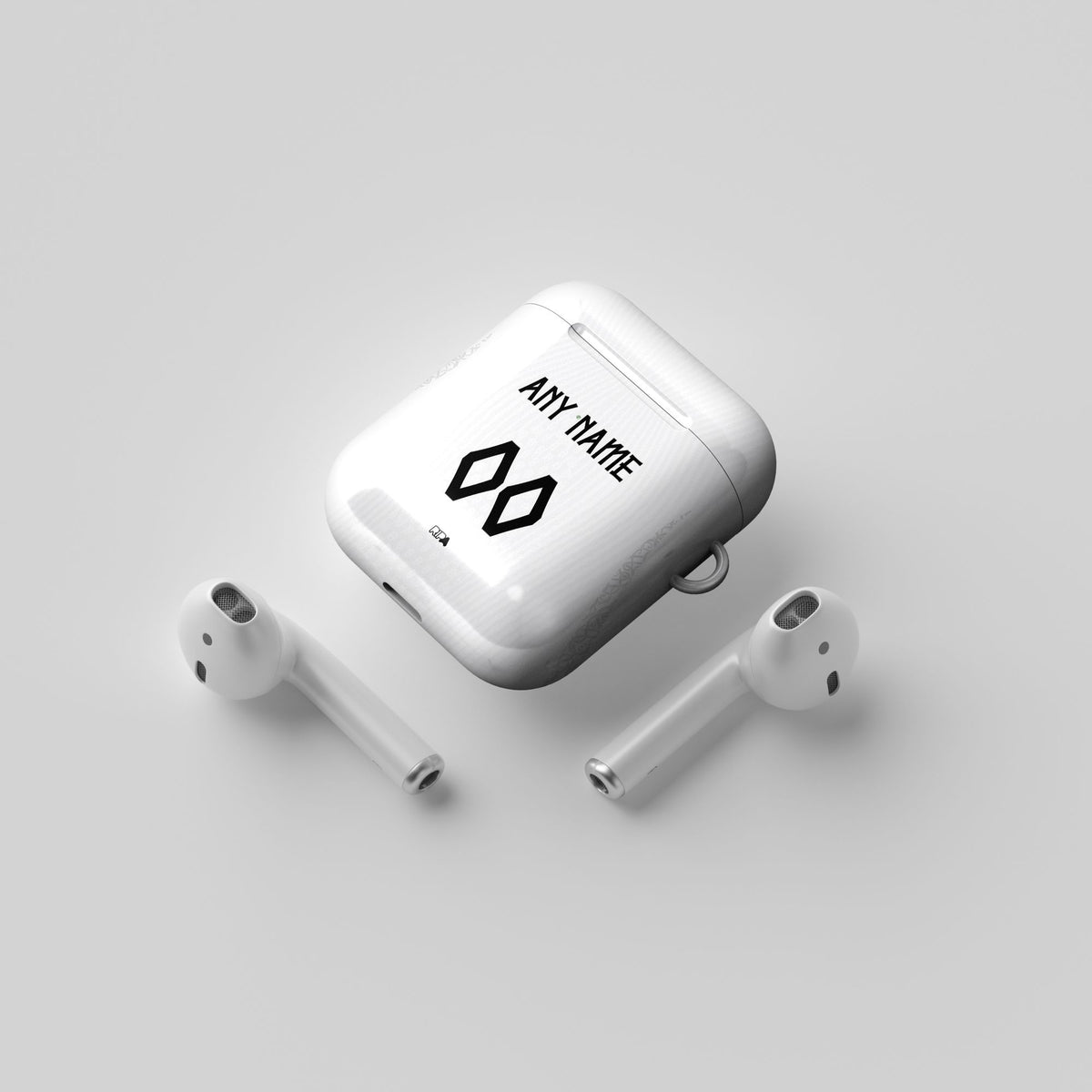 AirPods case with the Norway 2026 Third football shirt design by RIPA Football