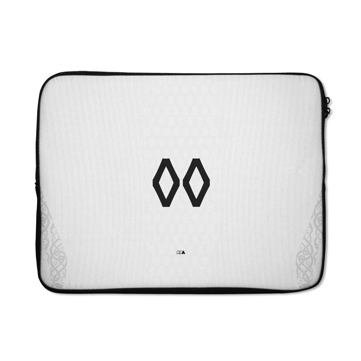 Laptop sleeve with the Norway 2026 Third football shirt design by RIPA Football