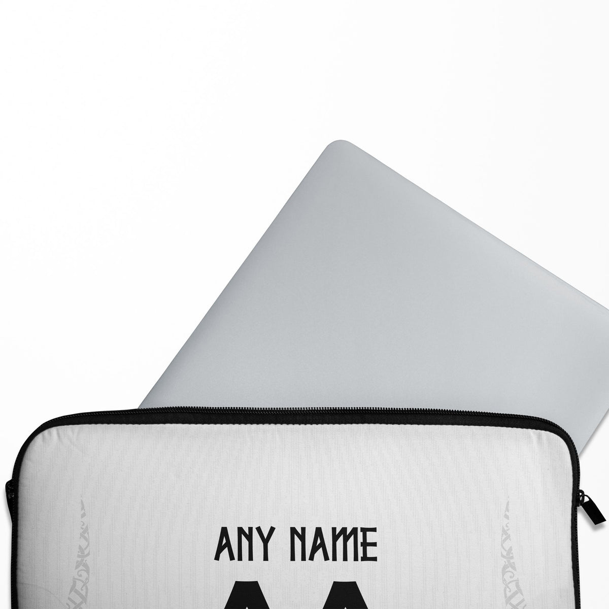Laptop sleeve with the Norway 2026 Third football shirt design by RIPA Football