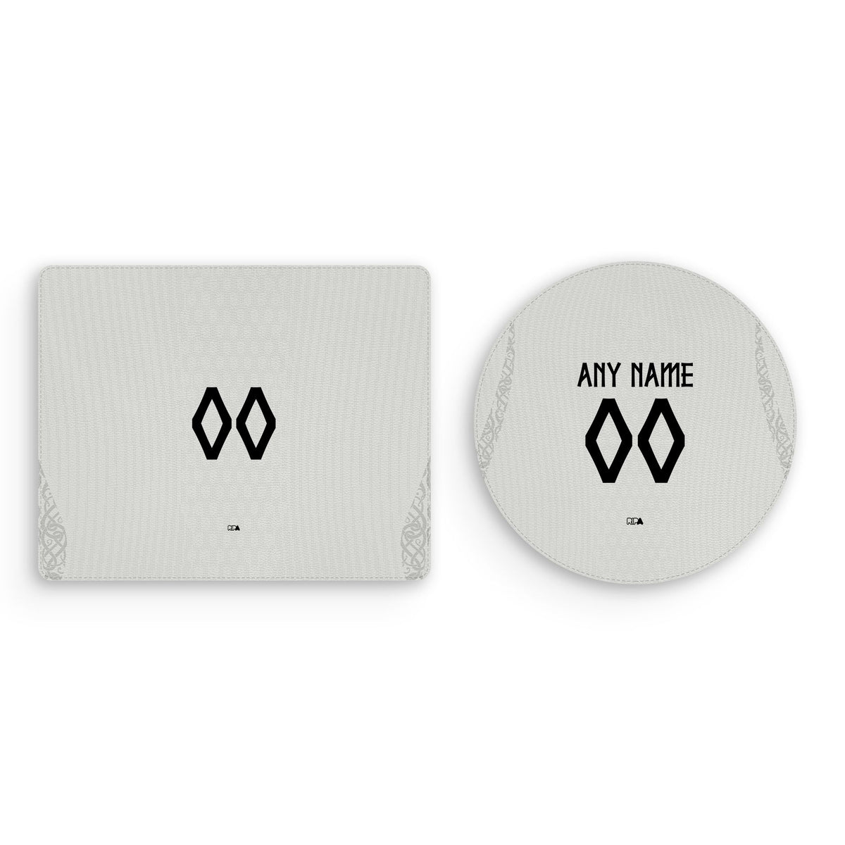 Mouse pad with the Norway 2026 Third football shirt design by RIPA Football