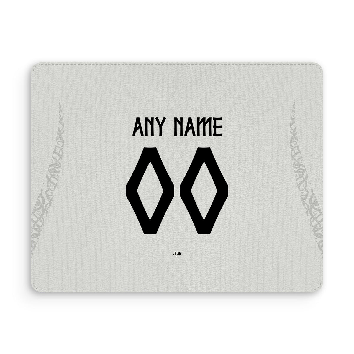 Mouse pad with the Norway 2026 Third football shirt design by RIPA Football