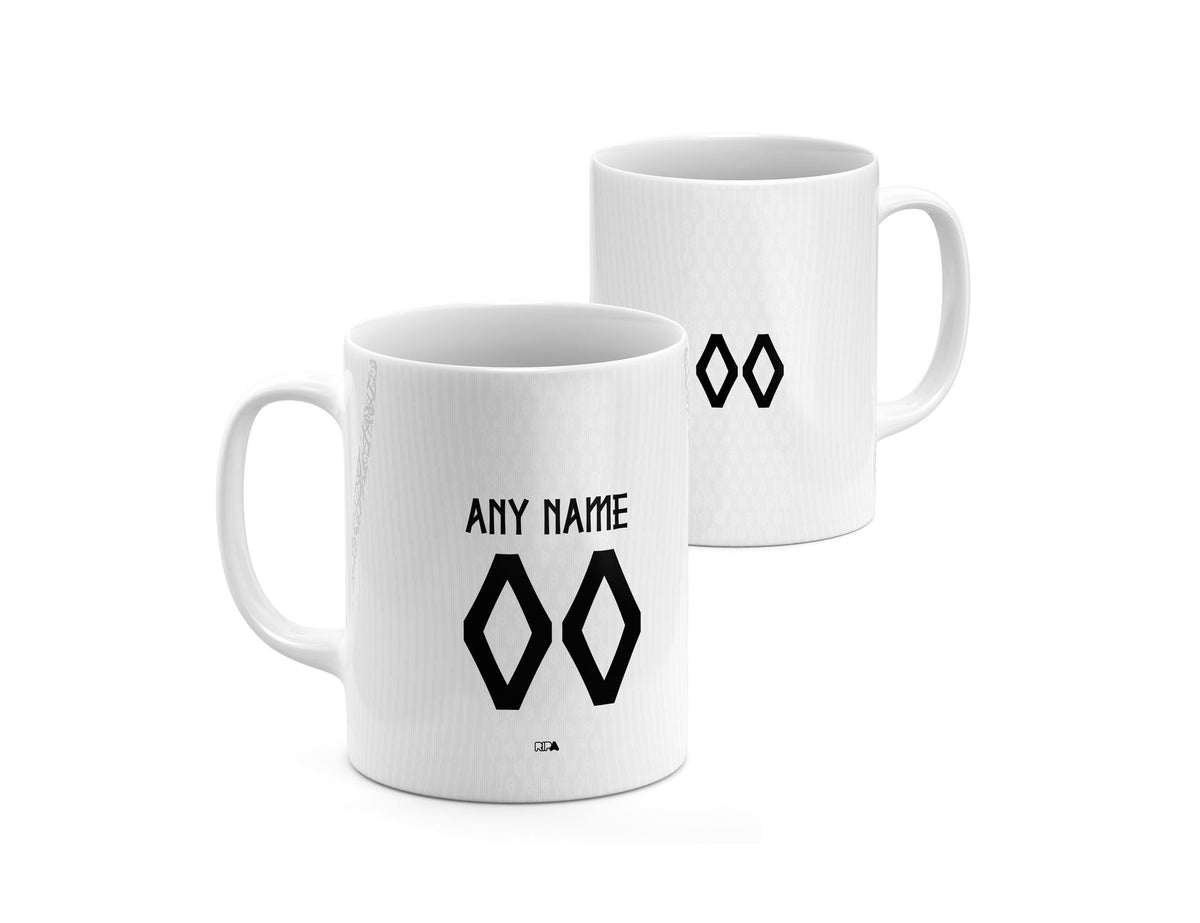 Mug with the Norway 2026 Third football shirt design by RIPA Football