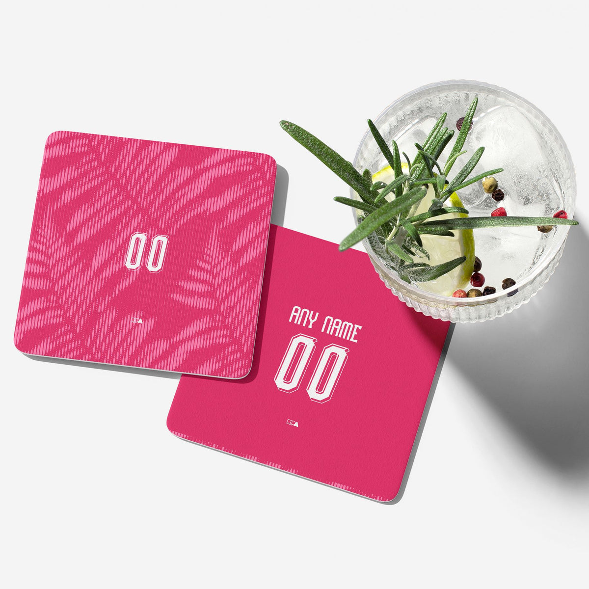 Coaster with the New Zealand 2026 Goalkeeper football shirt design by RIPA Football