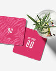 Coaster with the New Zealand 2026 Goalkeeper football shirt design by RIPA Football
