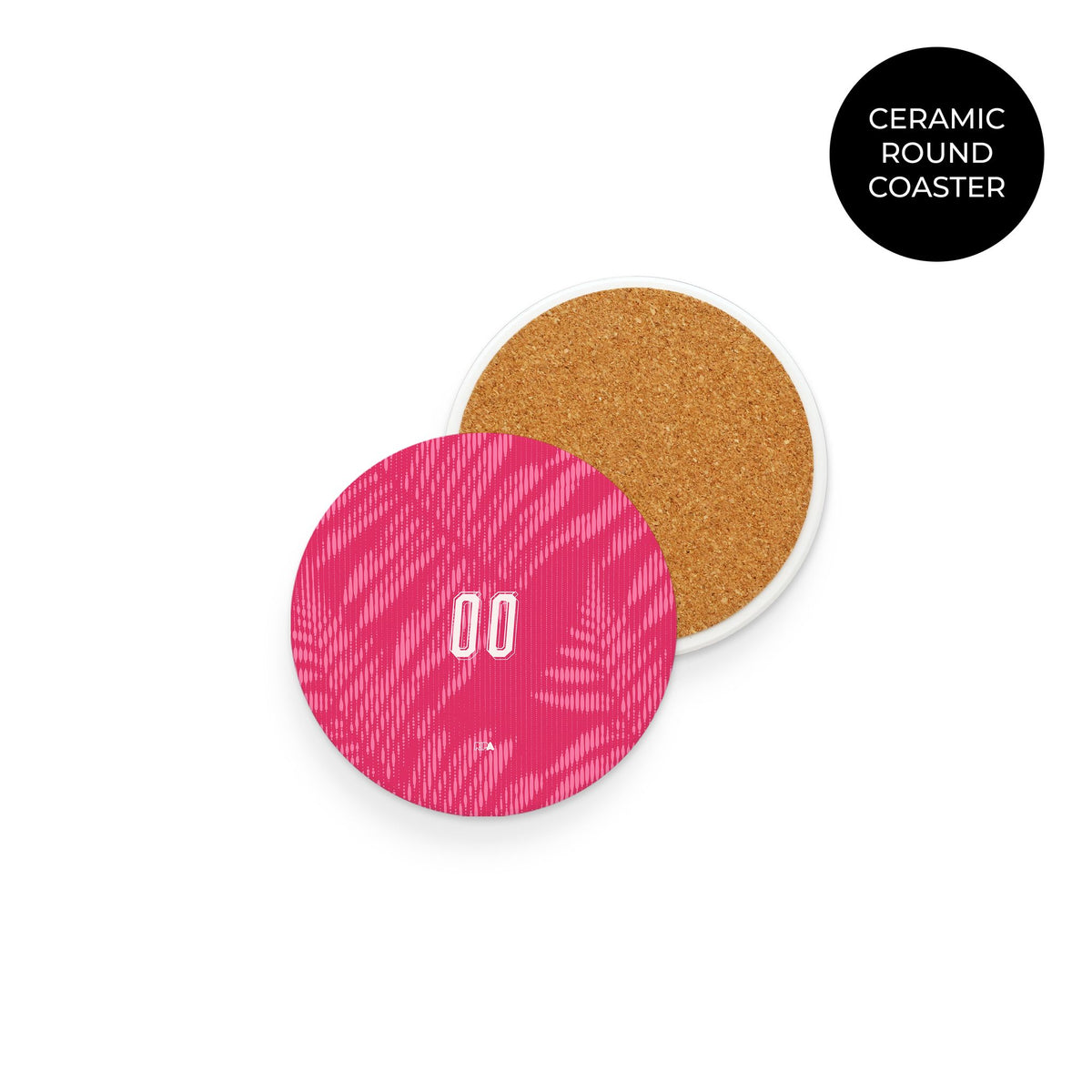 Coaster with the New Zealand 2026 Goalkeeper football shirt design by RIPA Football