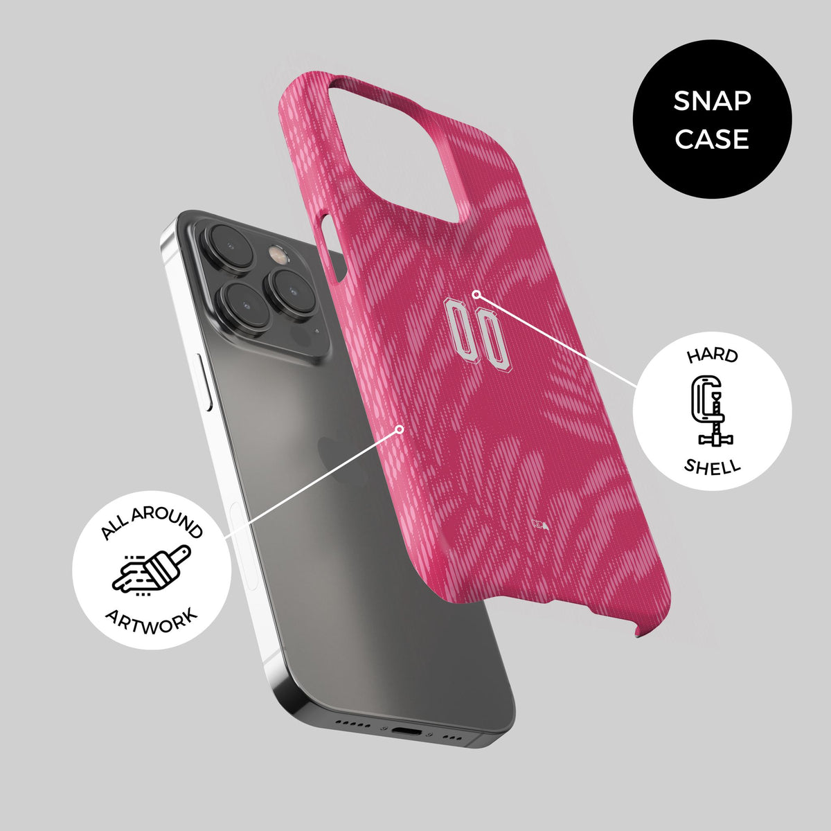 Phone case with the New Zealand 2026 Goalkeeper football shirt design by RIPA Football