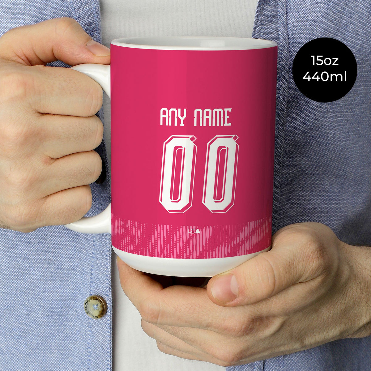 Mug with the New Zealand 2026 Goalkeeper football shirt design by RIPA Football
