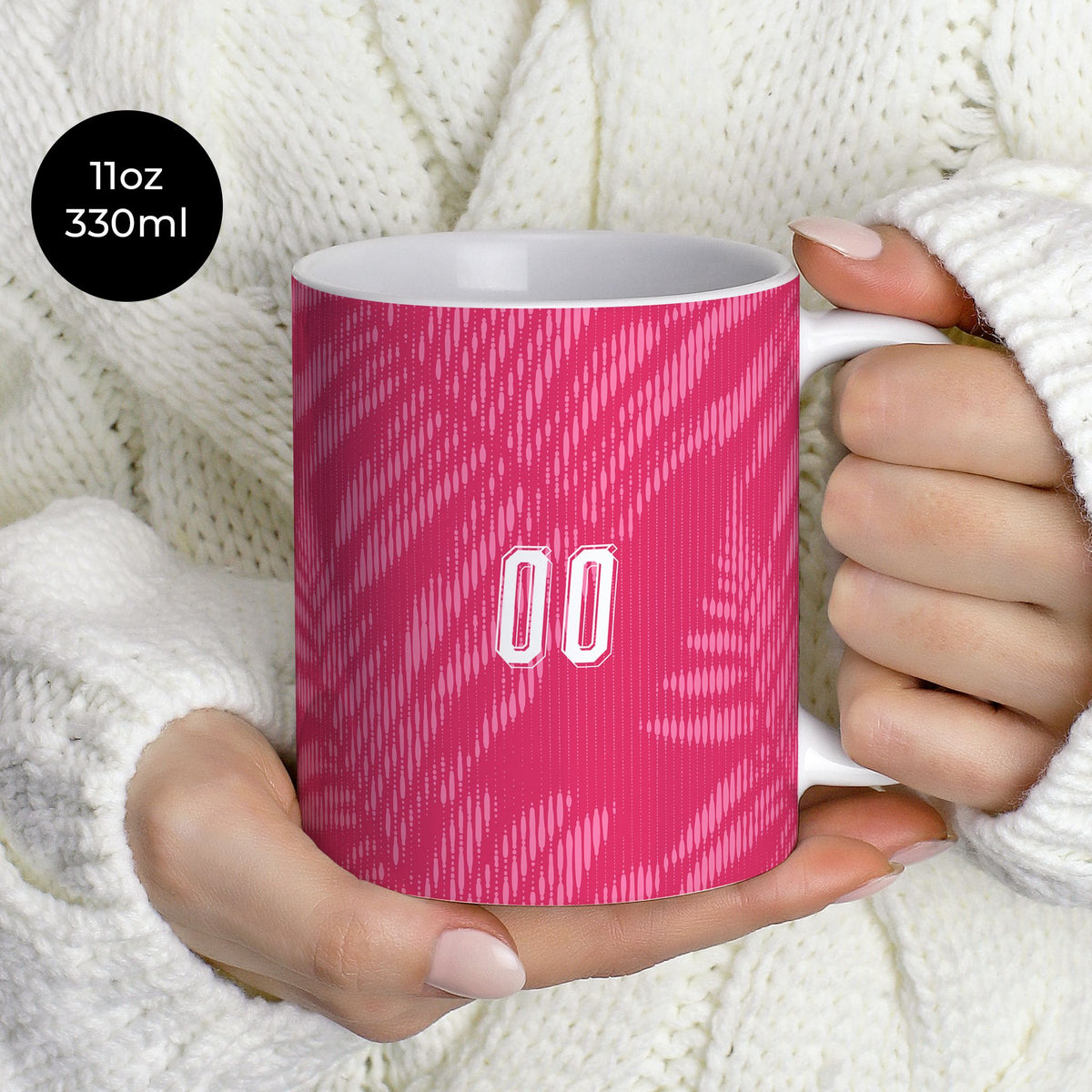 Mug with the New Zealand 2026 Goalkeeper football shirt design by RIPA Football