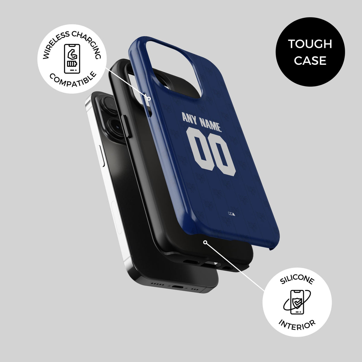 Phone case with the Panama 2026 Away football shirt design by RIPA Football
