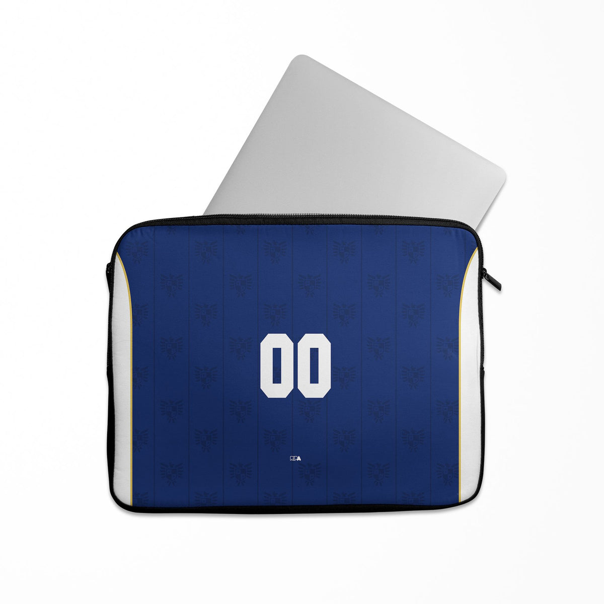 Laptop sleeve with the Panama 2026 Away football shirt design by RIPA Football