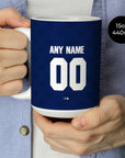 Mug with the Panama 2026 Away football shirt design by RIPA Football