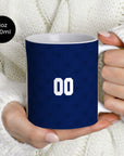 Mug with the Panama 2026 Away football shirt design by RIPA Football