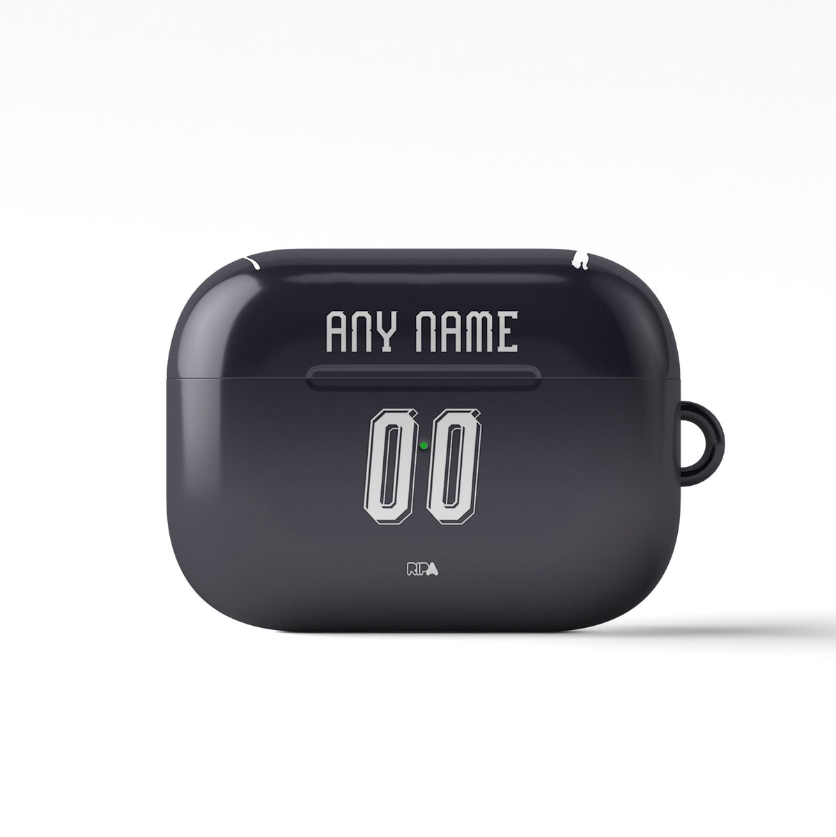 AirPods case with the Paraguay 2026 Away football shirt design by RIPA Football