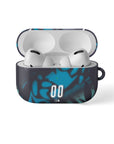 AirPods case with the Paraguay 2026 Away football shirt design by RIPA Football