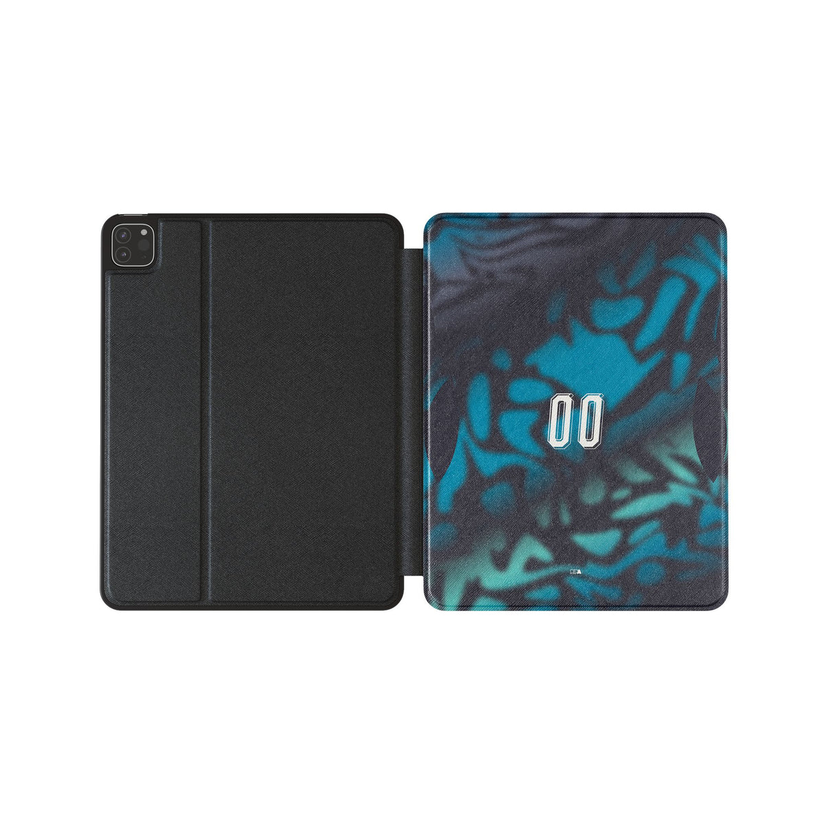 iPad case with the Paraguay 2026 Away football shirt design by RIPA Football