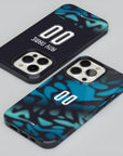 Phone case with the Paraguay 2026 Away football shirt design by RIPA Football