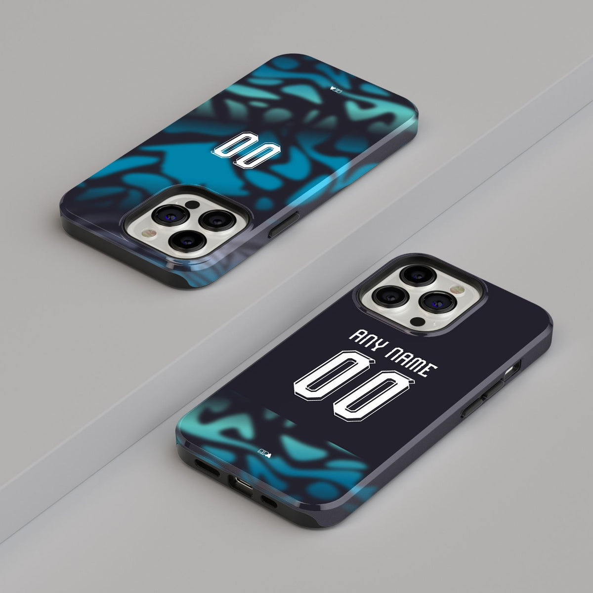 Phone case with the Paraguay 2026 Away football shirt design by RIPA Football