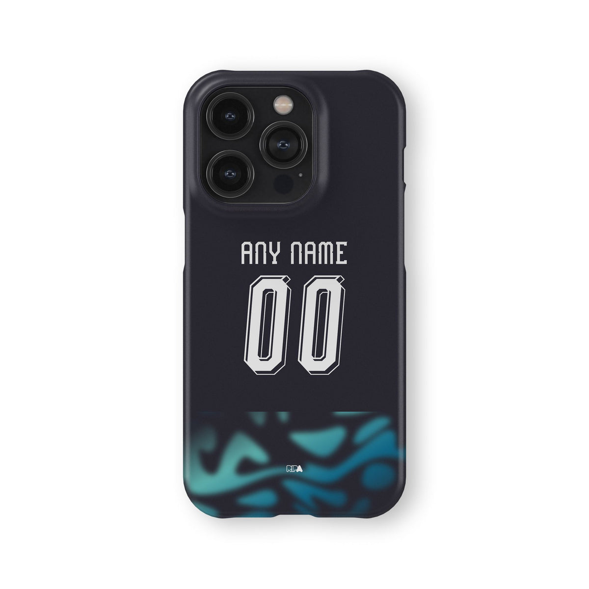 Phone case with the Paraguay 2026 Away football shirt design by RIPA Football