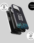Phone case with the Paraguay 2026 Away football shirt design by RIPA Football
