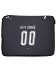 Laptop sleeve with the Paraguay 2026 Away football shirt design by RIPA Football