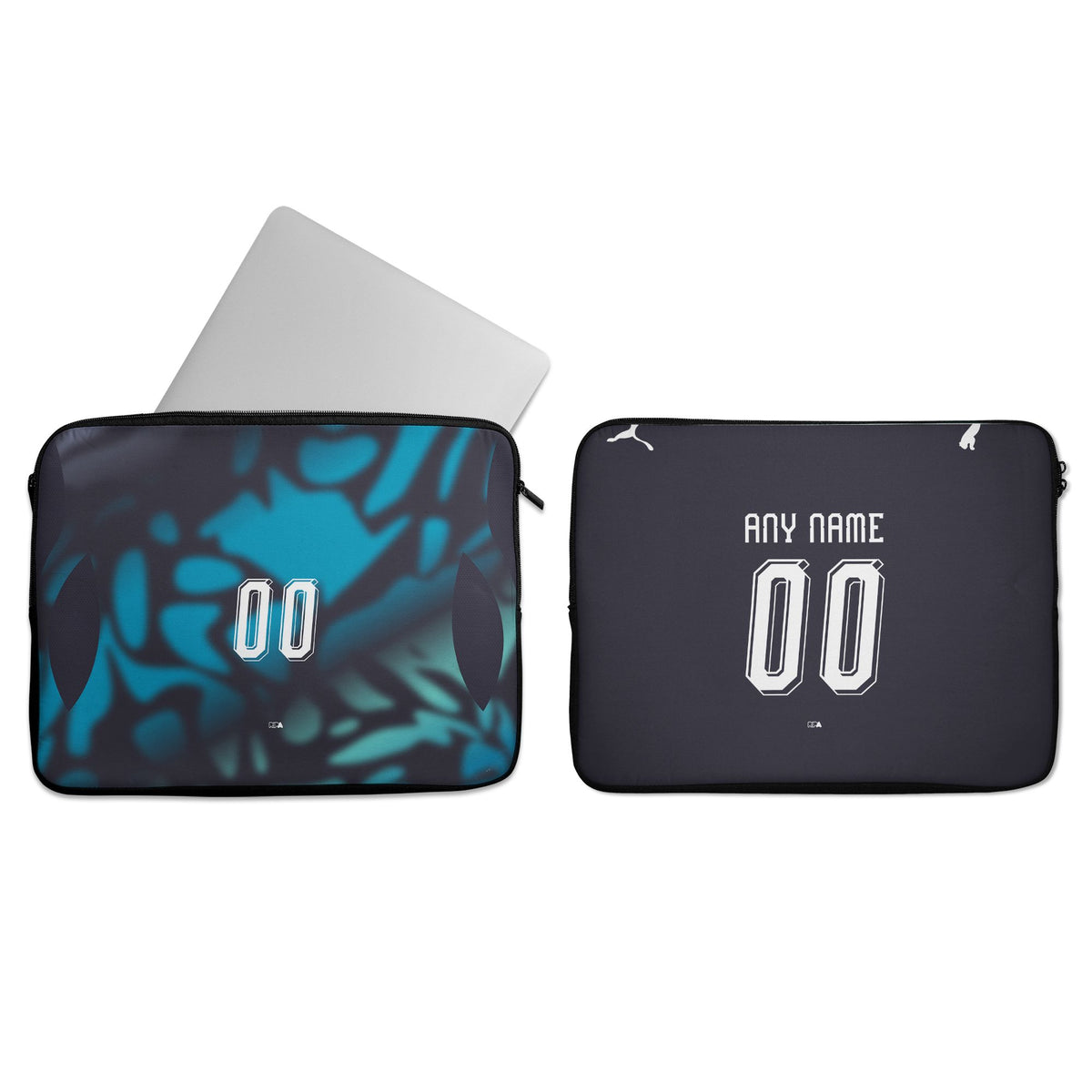 Laptop sleeve with the Paraguay 2026 Away football shirt design by RIPA Football