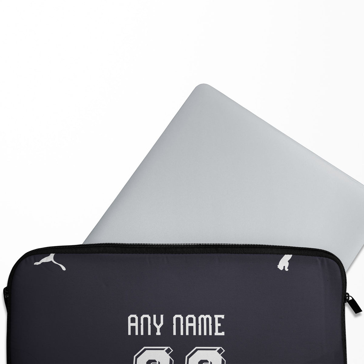 Laptop sleeve with the Paraguay 2026 Away football shirt design by RIPA Football