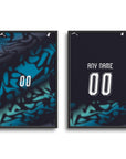 Print with the Paraguay 2026 Away football shirt design by RIPA Football