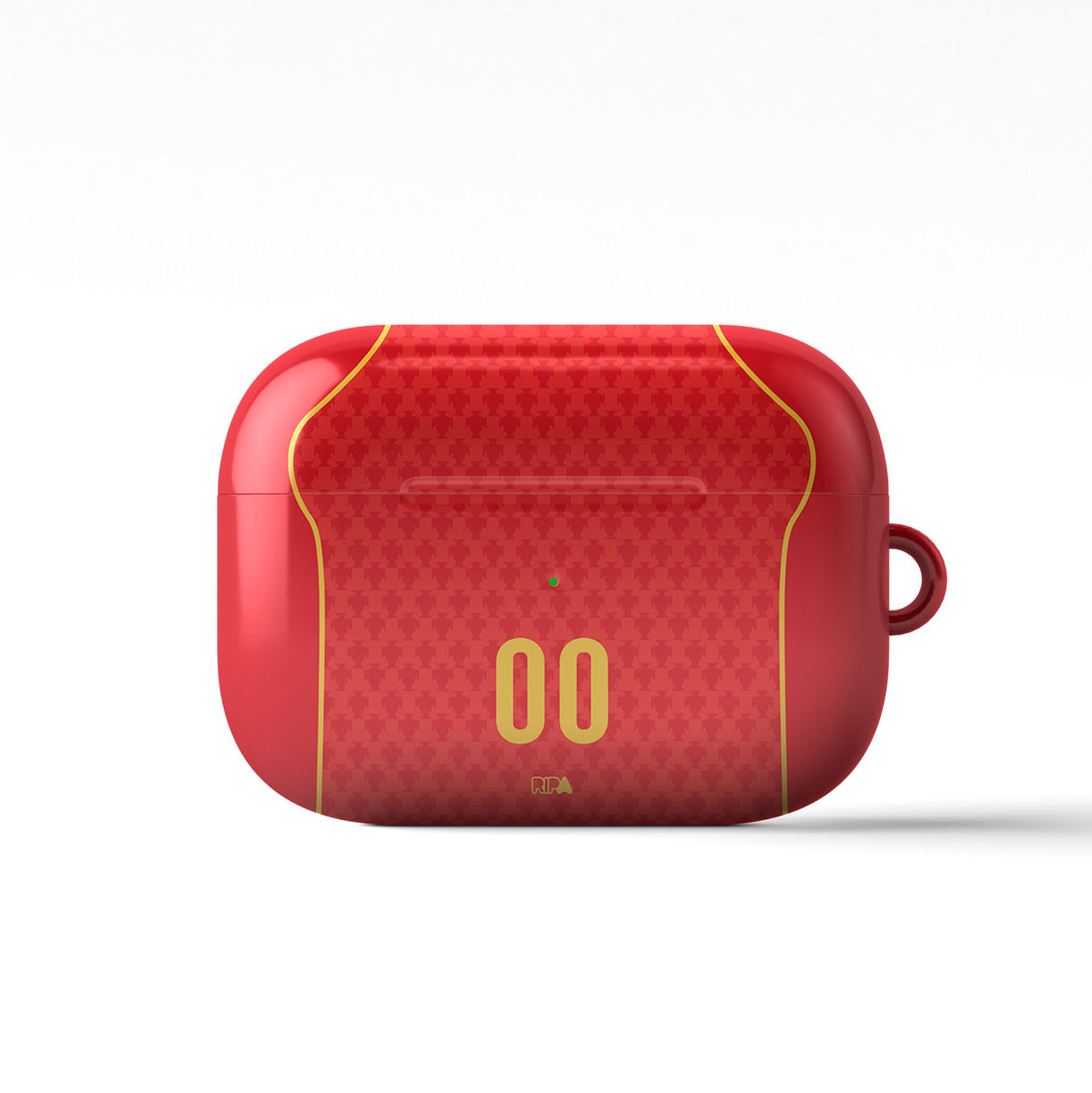 AirPods case with the Portugal 2004 Home football shirt design by RIPA Football